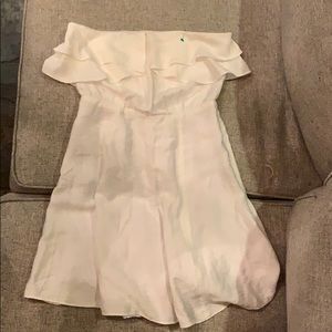 White BCBG dress